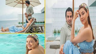 Kajal Agarwal,Gautam Enjoying vacation in Maldives | Kajal Agarwal | Cinema Hall |