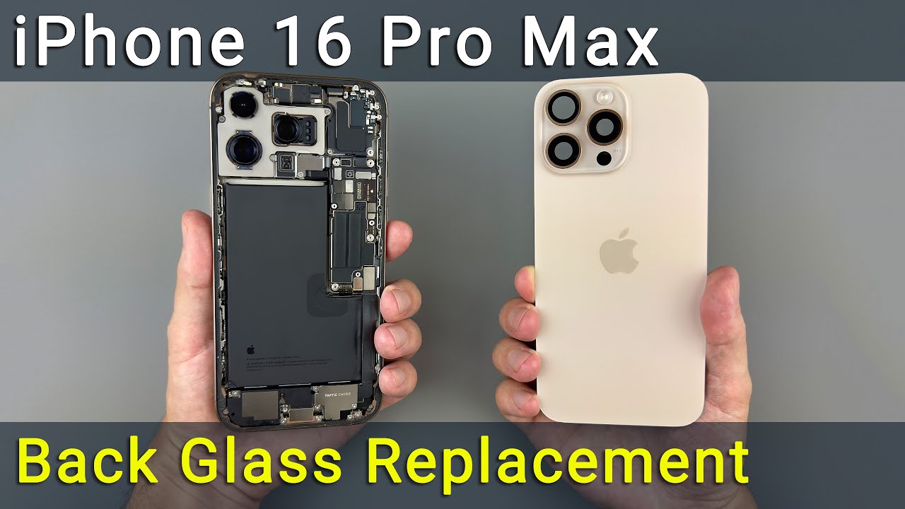 iPhone 16 Pro Max Back Glass Replacement Guide | Step-by-Step DIY