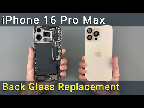 iPhone 16 Pro Max Back Glass Replacement Guide | Step-by-Step DIY