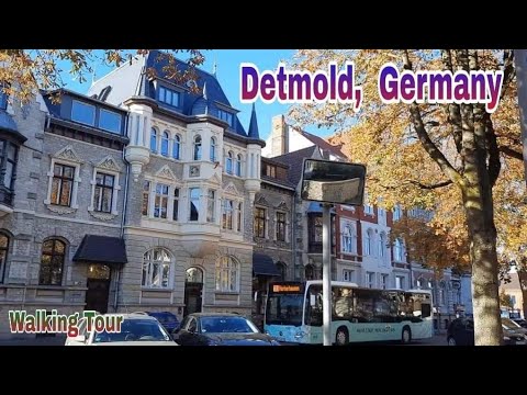 Walking Tour in Detmold,  Germany.