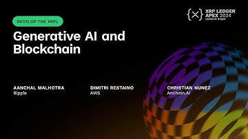 Generative AI and Blockchain | Aanchal Malhotra, Dimitri Restaino, and Christian Nunez
