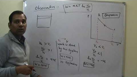 Thermodynamics (Hindi) L 07 (Closed system or non flow work) By Mr. Vikash Kumar