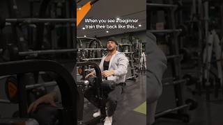 Don’t make this mistake when training back!