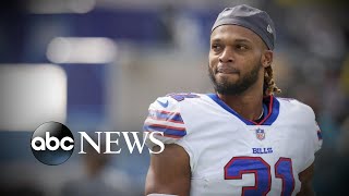 Damar Hamlin ‘showing signs of improvement’ after on-field cardiac arrest l GMA