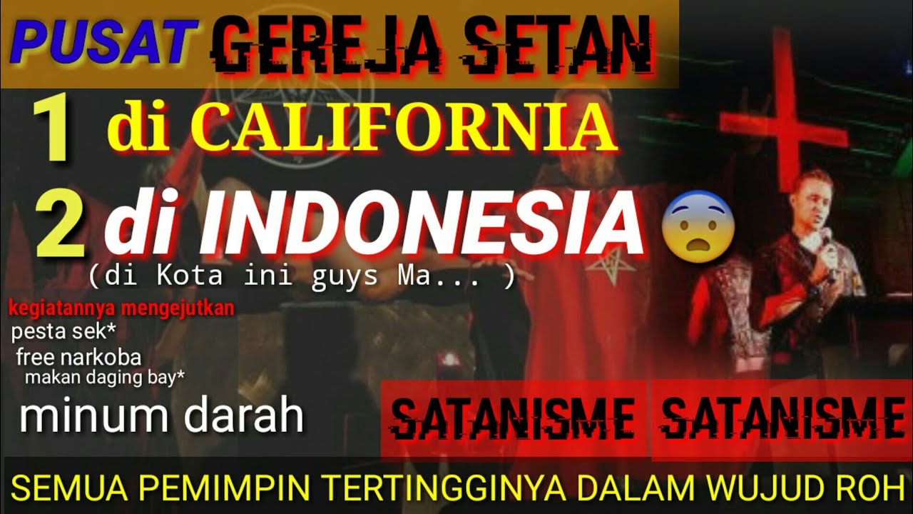 SERAM! Indonesia Pusat Gereja Setan no 2 di Dunia | Kesaksian Kristen