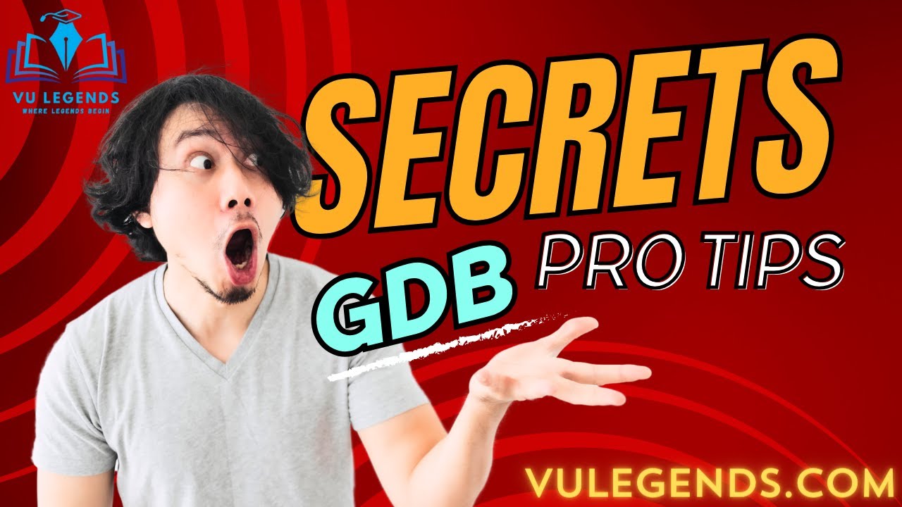 Pro Tips & Tricks for GDB Solutions VU Legends YouTube