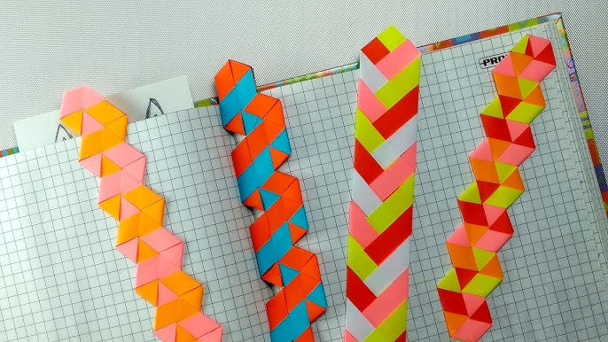 Easy DIY bookmarks! Easy to do paper and scotch tape bookmarks! Part 1 -  YouTube