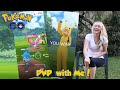 Pokemon Go PVP WITH ME and last CHANCE at a shiny Tricky Mon