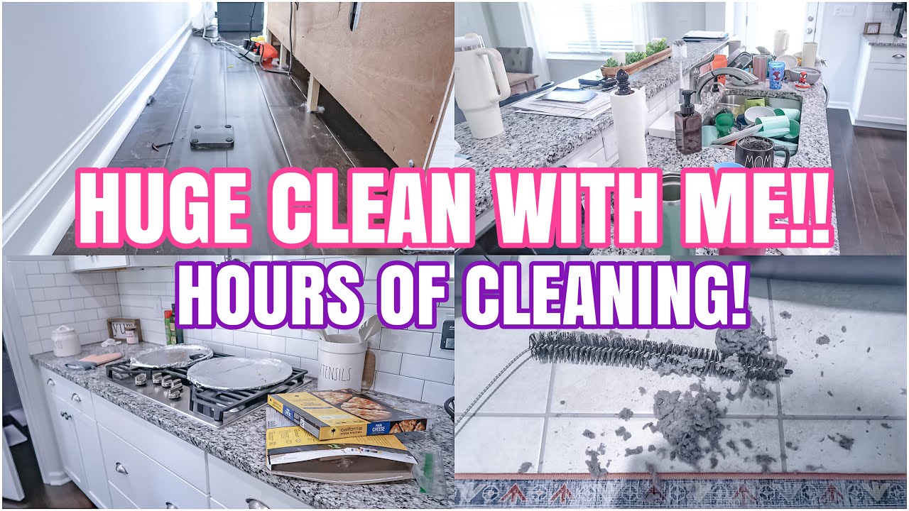 HUGE!! CLEAN WITH ME | EXTREME CLEANING MOTIVATION | MESSY HOUSE ...