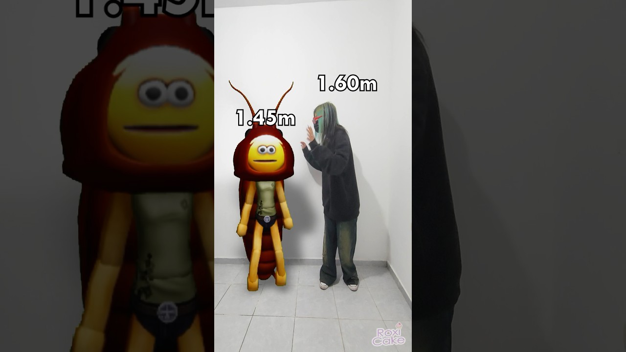 ⁣ESTATURA DE MIS PERSONAJES DE ROBLOX :D #SHORTS #ROBLOX