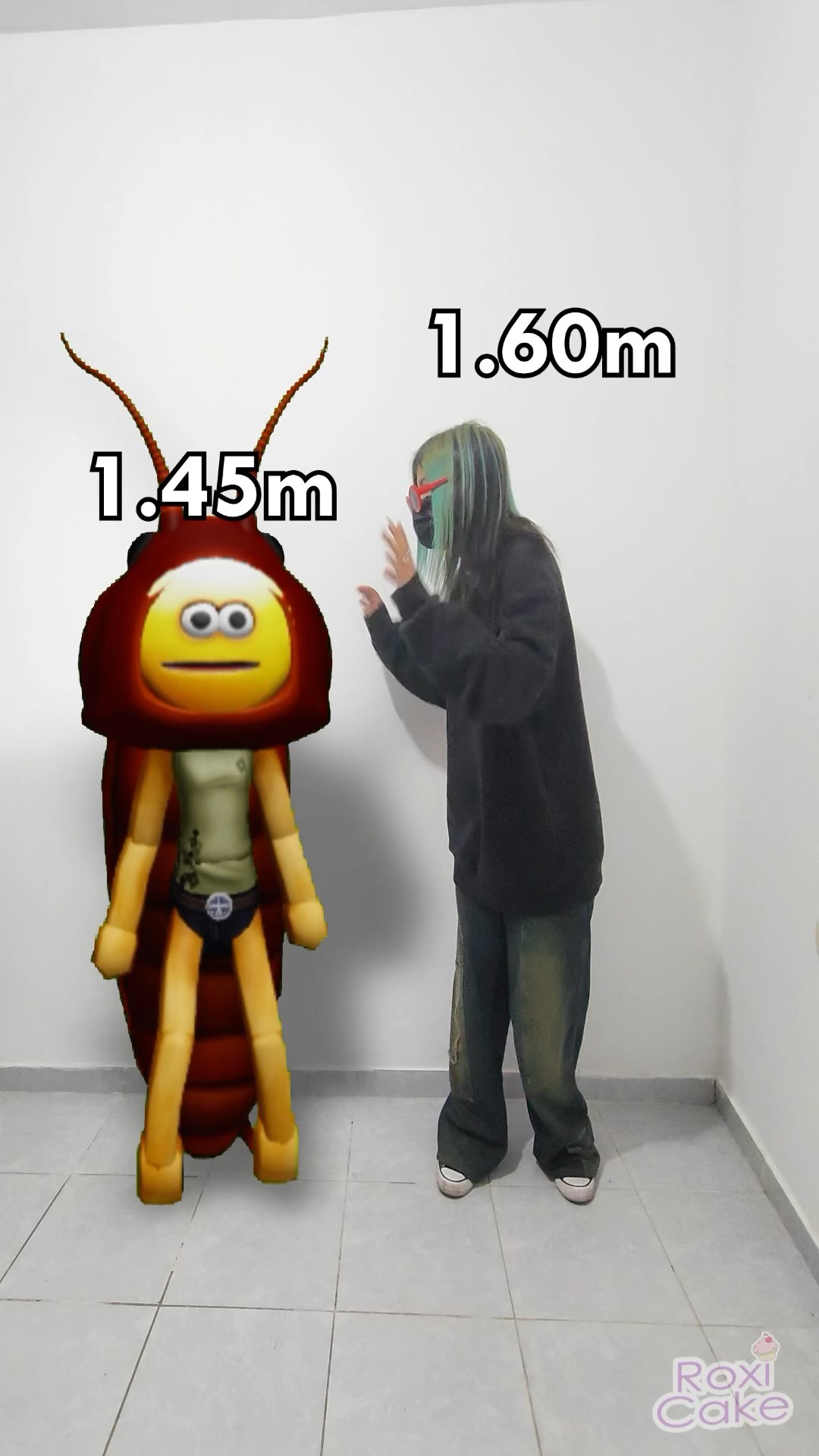 ESTATURA DE MIS PERSONAJES DE ROBLOX :D #SHORTS #ROBLOX