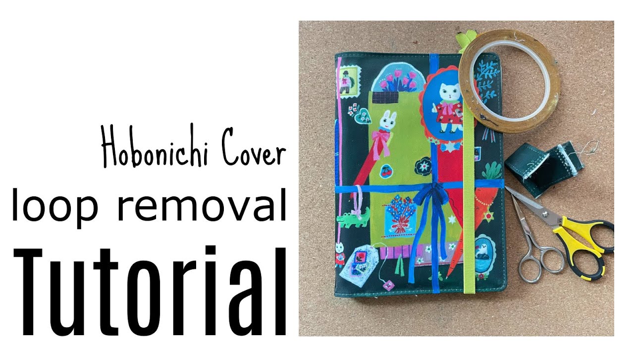 Hobonichi Cover - Pen Loop Removal - How to. A Tutorial of Sorts.