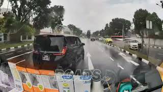 #SNN7978T recklessly cut across multiple lanes causing a near miss with cam car