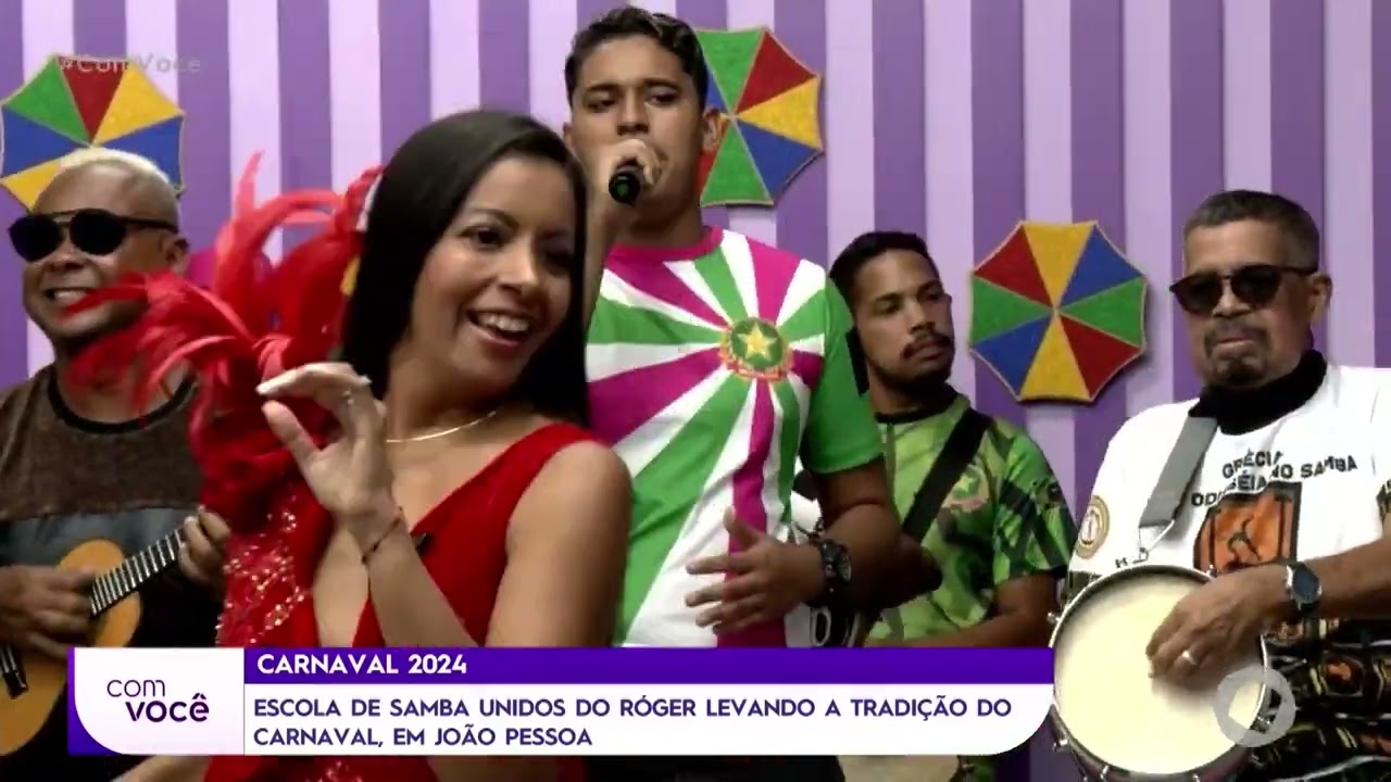 Arrasta o sofá: escola de Samba Unidos do Róger no programa de hoje -  Com Você