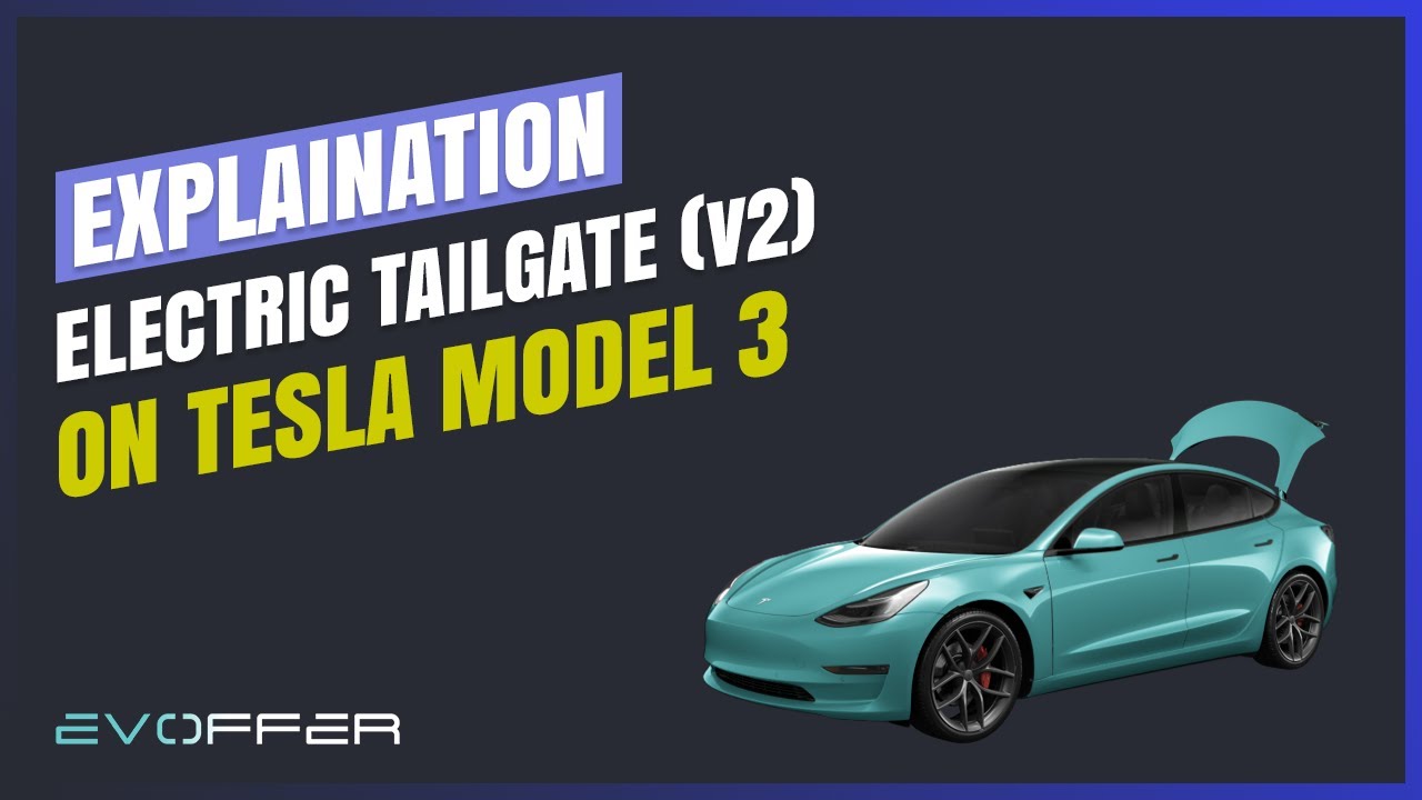 Model 3 Electric Tailgate - EVOffer