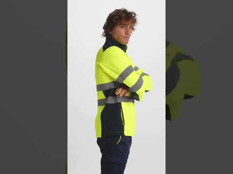 Aanpasbare hoge zichtbaarheid jas video Aanpasbare hoge zichtbaarheid jas video