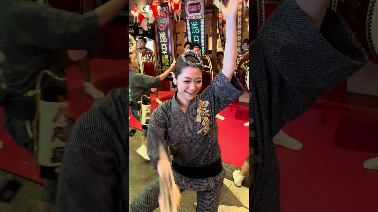 #阿波踊り #祭り #浅草横丁#八咫烏