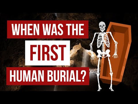 When was the first burial in history?