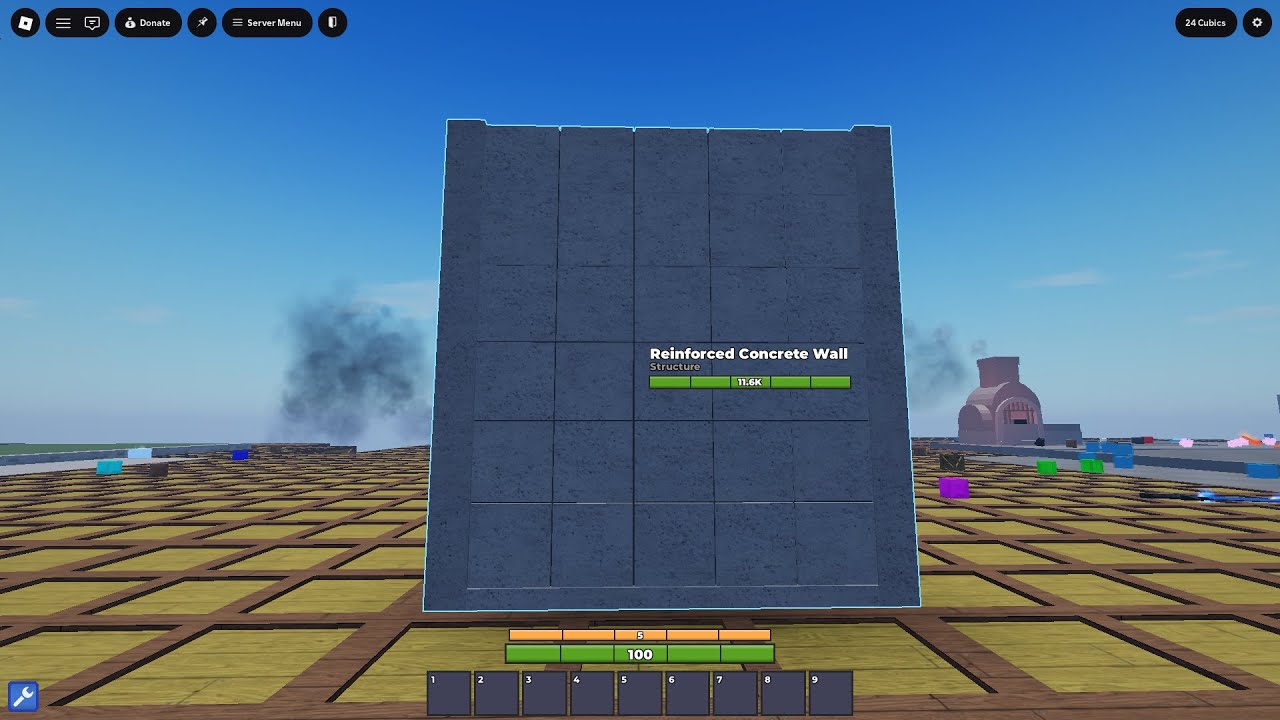 How to make Reinforced Concrete Wall in Cube Combination - YouTube