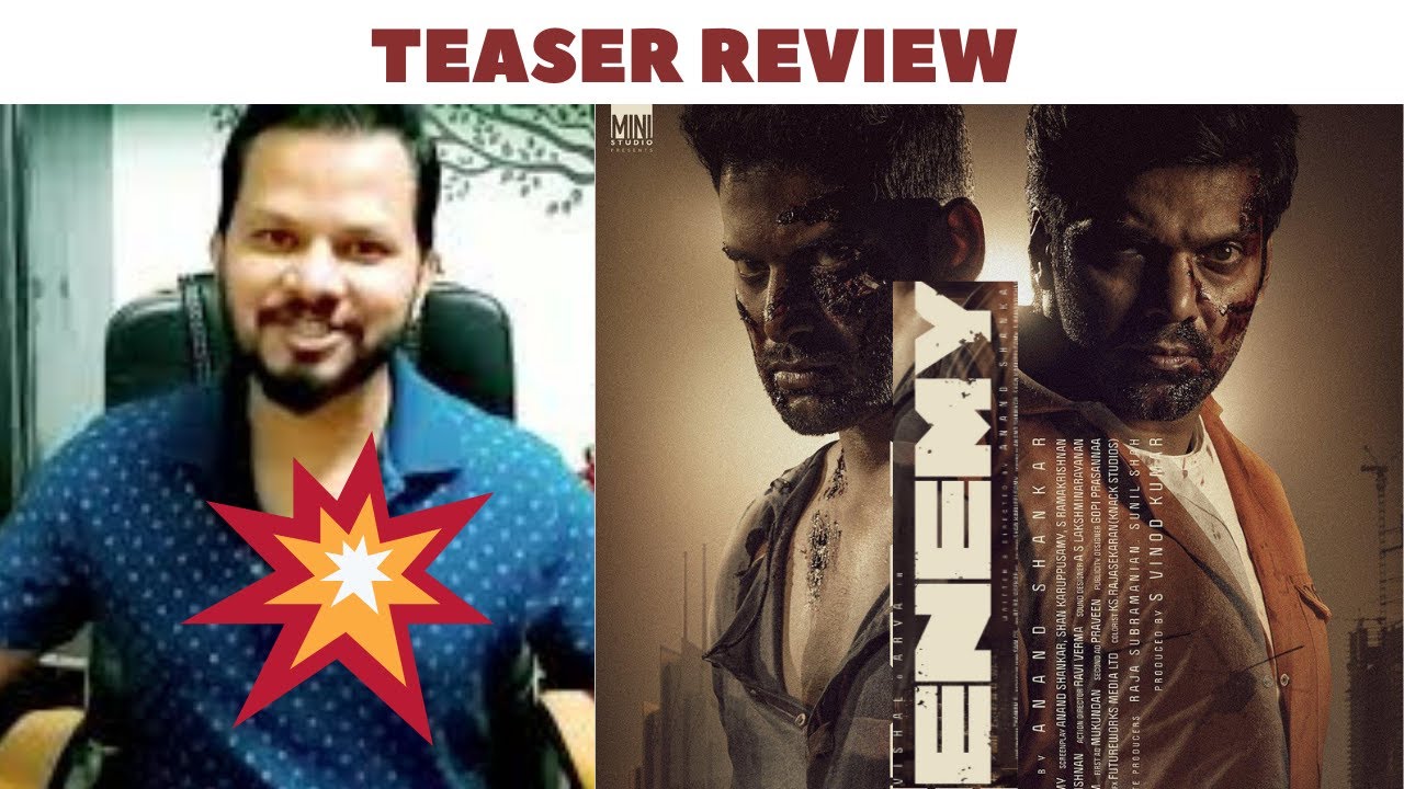 Enemy - Teaser Hindi Review | Tamil Movie | Vishal | Arya | Anand Shankar | Filmy Mohan