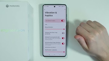 Motorola Edge 60 Fusion: How to Turn ON/OFF Notification Vibrations