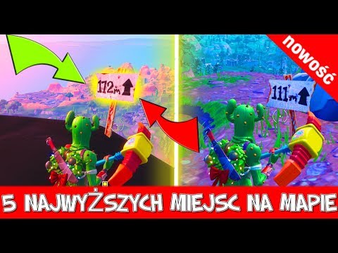 Wideo: Lokalizacje Najwyższych Wzniesień Fortnite: Gdzie Odwiedzić 5 Najwyższych Wzniesień Na Wyspie