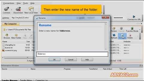 Managing files in WS_FTP