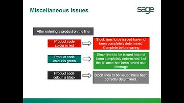 Sage X3 - How to Enter a Miscellaneous Issue