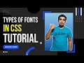 CSS Tutorial - Font Properties in CSS | Web Development Series Part - 13 (In Hindi) | Softechz-iCon