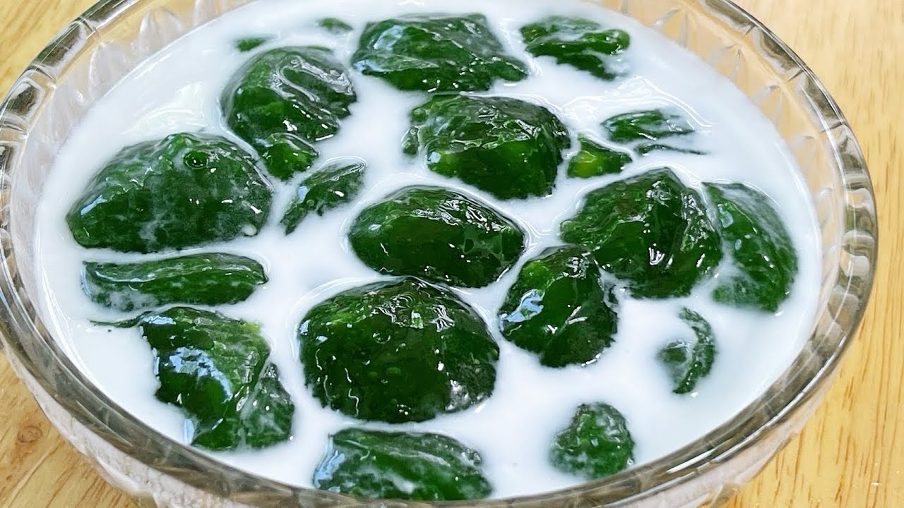 ขนมอินทนิล ใบเตย ขนมไทยทำง่าย แป้งนุ่มละมุนลิ้น หอมหวานมัน อร่อยมาก