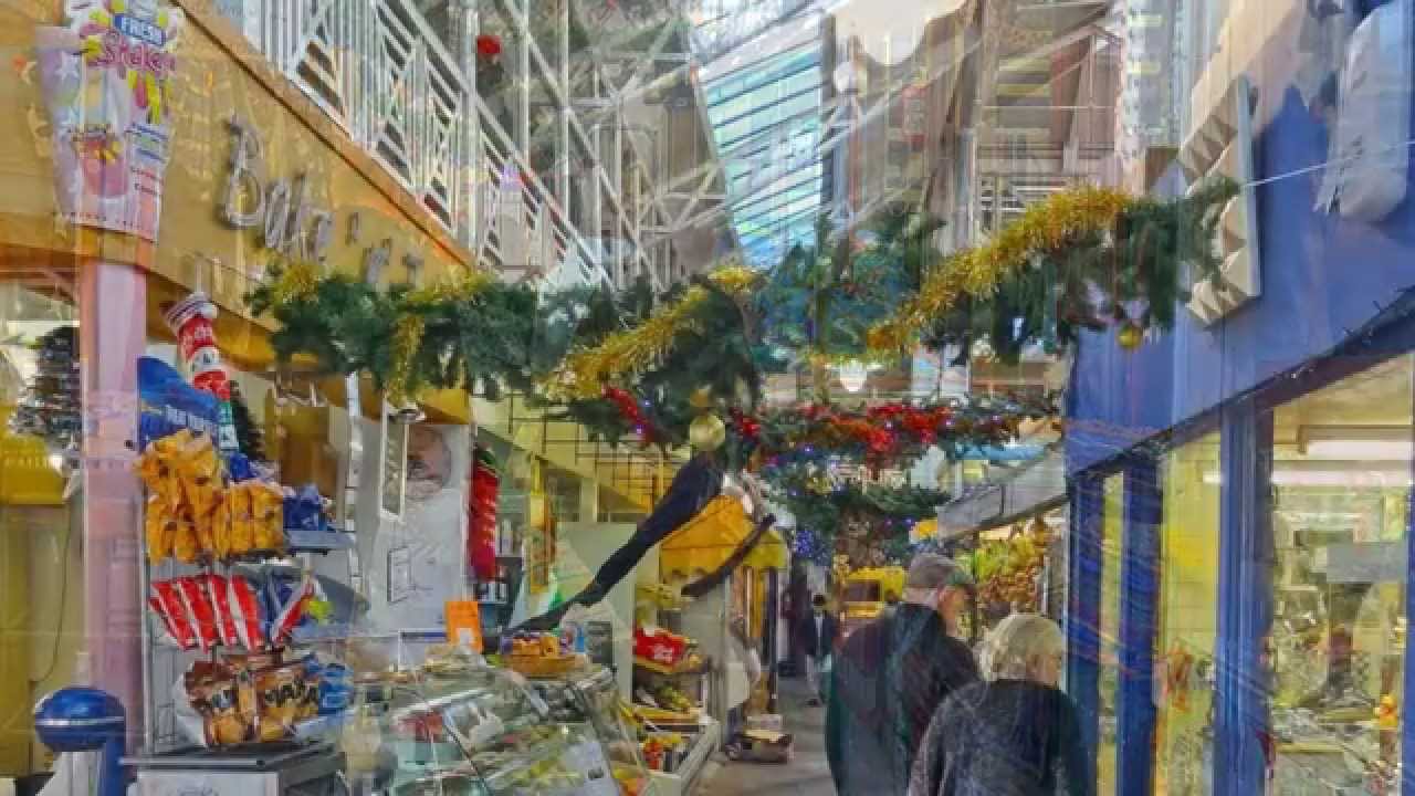 Neath indoor Market at Xmas time YouTube