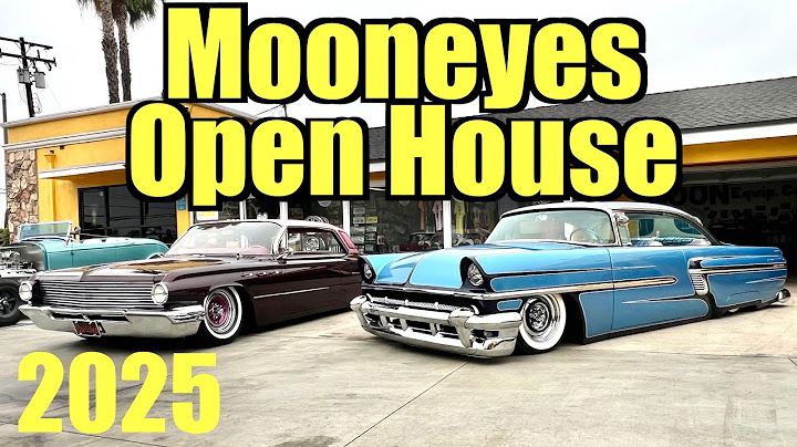 Mooneyes Open House 2025 Car Show In Santa Fe Springs
