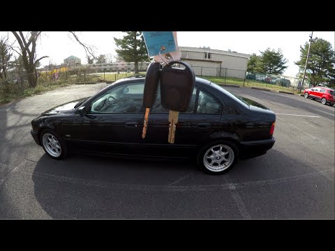 4K Review 1998 BMW 540i Sport Pkg 6-Speed Manual Black on Black E39 Virtual Test-Drive & Walk-around