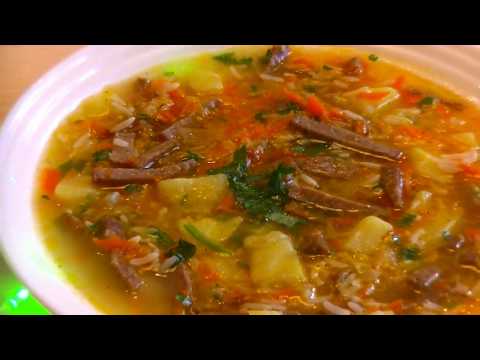 СУП С КОЛБАСОЙ И РИСОМ.
