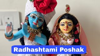 Radhashtami Poshak #krishnadevotee7 #laddugopal #radheradhe #vrindavandham 