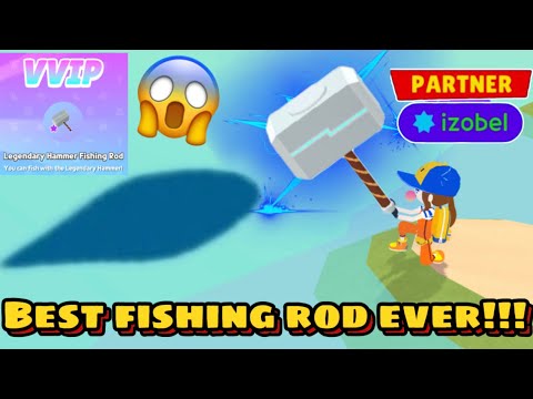 LEGENDARY HAMMER FISHING ROD ⚡️: BEST FISHING ROD TO CATCH SUPER RARE FISH, PLAY TOGETHER