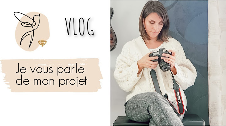 VLOG - je vous dévoile mon projet !