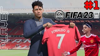 FIFA23 Player Mode Part1 - สานต่อพ่อสู่สุดยอดนักเตะ CR7 JR.