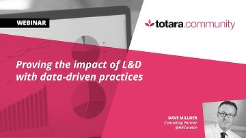 Proving the impact of L&D with data driven practices
