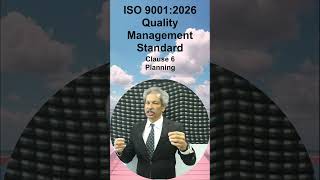 ISO 9001:2026 Quality Management Standard Clause 6 Planning [817S]
