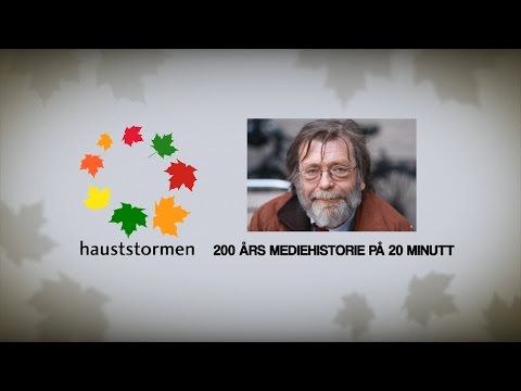 200 års mediehistorie på 20 minutt med Frank Aarebrot