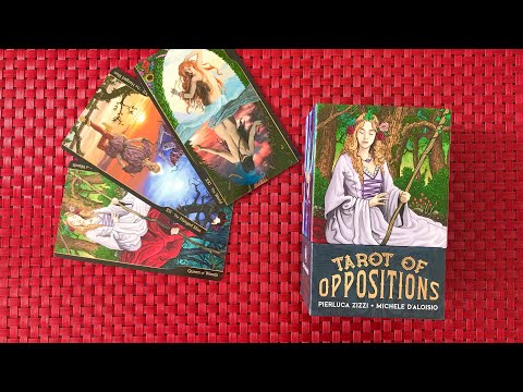 НОВИНКА Таро Оппозиций / Противоположностей - красивое, но косячное. Распаковка Tarot of Oppositions