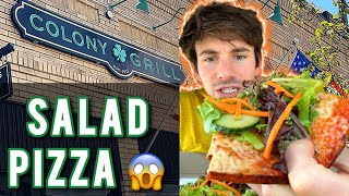 Famous Colony Grill Salad Pizza Review