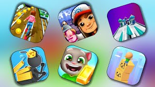 Subway princess runner, subway surfers, arrow fest, tiny run 3d, tom gold run, cude surfer, screenshot 4