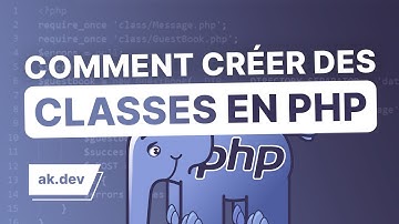 Comment créer des classes en PHP !