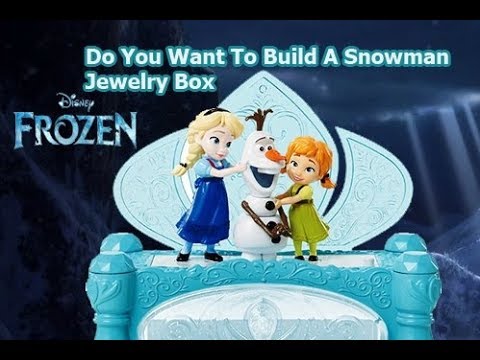 Disney Frozen Olaf "Do You Want To Build A Snowman" Musical Jewelry Box sings