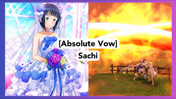 【SAOIF】[Absolute Vow] Sachi (Fire | Thrust | All Foes | CONNECT) Skill Animation