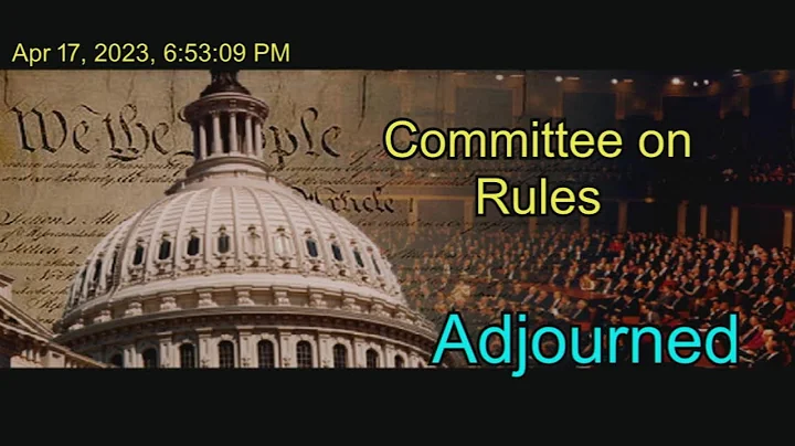 Rules Committee Hearing on H.R. 734 and H.J. Res. 42