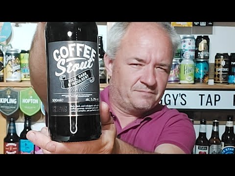 Aldi Coffee Stout - Real Ale Craft Beer Gave This Beer 9/10 Time for a Wraggy Beer Review