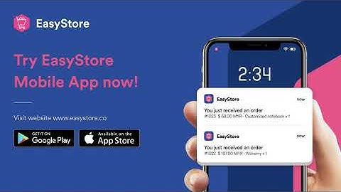 Print receipt with EasyStore Mobile App